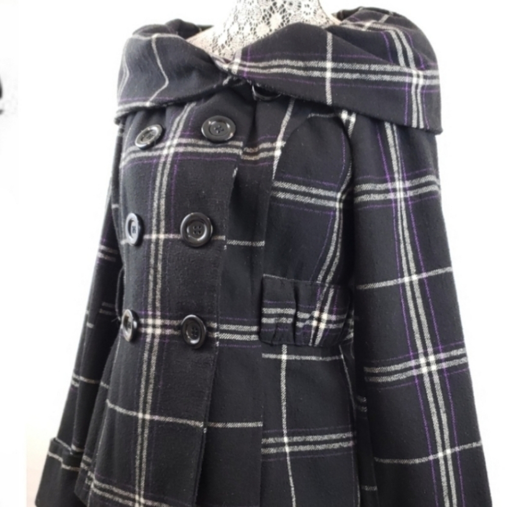 Paris Blues Vintage Wool-blend Peacoat Jacket